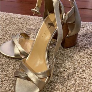 Talbots Gold Sandals